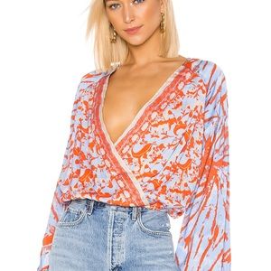 Free People cruisin together blouse